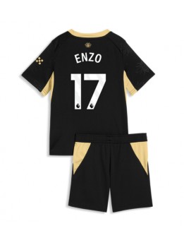 Manchester City Enzo Fernandez #17 Replika Borta Kläder Barn 2026-27 Kortärmad (+ byxor)
